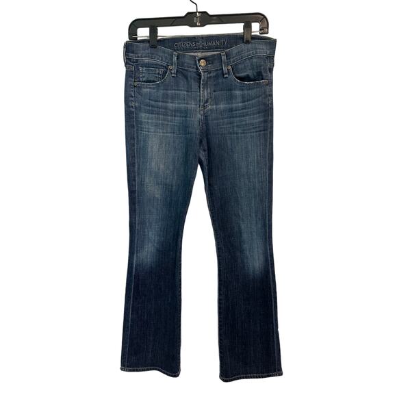 Citizens of Humanity Dita Petite Bootcut Leg Denim Jeans Womens Size 27 - Picture 2 of 10